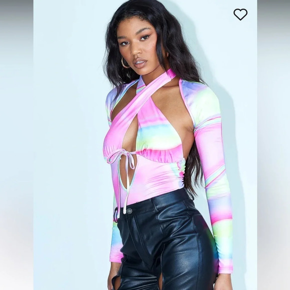 NWT PRINCESS POLLY- SIZE 6 SARAI BODYSUIT - Picture 2 of 3